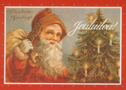 BABBO NATALE Buon Anno Natale Vintage Cartolina CPSM #PBB091.IT - Kerstman