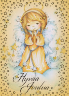 ANGELO Buon Anno Natale Vintage Cartolina CPSM #PAJ371.IT - Angels