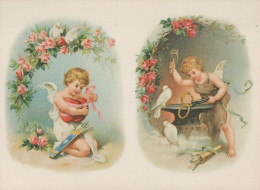 ANGELO Buon Anno Natale Vintage Cartolina CPSM #PAJ050.IT - Engel