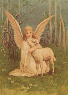 ANGELO Buon Anno Natale Vintage Cartolina CPSM #PAJ114.IT - Angels