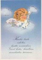 ANGELO Buon Anno Natale Vintage Cartolina CPSM #PAH297.IT - Engel