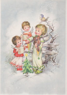 ANGELO Buon Anno Natale Vintage Cartolina CPSM #PAG919.IT - Anges