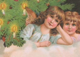 ANGELO Buon Anno Natale Vintage Cartolina CPSM #PAH042.IT - Anges