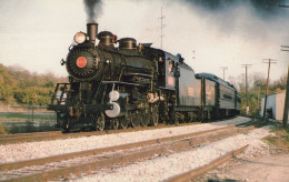 TRENO TRASPORTO FERROVIARIO Vintage Cartolina CPSMF #PAA369.IT - Trains