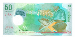 MALDIVES 50 RUFIYAA 2015(2016) POLYMER NOTE UNC P10979.9 - [11] Local Banknote Issues