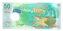 MALDIVES 50 RUFIYAA 2015(2016) POLYMER NOTE UNC P10975.9 - [11] Local Banknote Issues