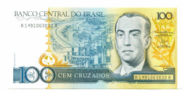 BRASIL 100 CRUZADOS 1987 UNC Paper Money Banknote #P10854.4 - [11] Emisiones Locales