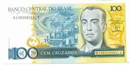 BRASIL 100 CRUZADOS 1987 UNC Paper Money Banknote #P10855.4 - [11] Emisiones Locales