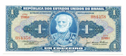 BRASIL 1 CRUZEIRO 1954 SERIE 1331A UNC Paper Money Banknote #P10824.4 - [11] Emissions Locales