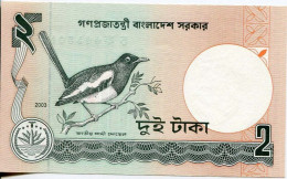 BANGLADESH 2 TAKA 2003 Paper Money Banknote #P10163 - Lokale Ausgaben
