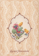 EASTER EGG Vintage Postcard CPSM #PBO138.GB - Easter