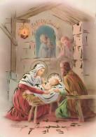 Virgen Mary Madonna Baby JESUS Christmas Religion Vintage Postcard CPSM #PBB808.GB - Vierge Marie & Madones