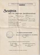 Hamburg Innung Des Kraftfahrzeughandwerks KFZ Zeugnis 1937 - Historical Documents