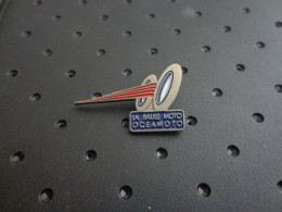 Pin's L A Baule Moto OCEAMOTO Estampillé Promoplus - Moto