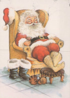 SANTA CLAUS CHRISTMAS Holidays Vintage Postcard CPSM #PAK679.GB - Santa Claus