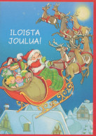SANTA CLAUS CHRISTMAS Holidays Vintage Postcard CPSM #PAJ910.GB - Santa Claus