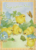 PASQUA POLLO UOVO Vintage Cartolina CPSM #PBP148.IT - Easter