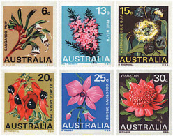 95989 MNH AUSTRALIA 1968 EMBLEMAS FLORALES DE LOS ESTADOS AUSTRALIANOS - ...-1854 Voorfilatelie