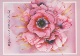 FLEURS Vintage Carte Postale CPSM #PAR590.FR - Flowers
