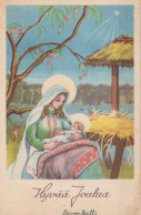 ANGEL CHRISTMAS Holidays Vintage Antique Old Postcard CPA #PAG656.GB - Anges