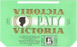 Ancien Emballage Chocolat VICTORIA PATY. Avec Timbre Tintin. - Andere & Zonder Classificatie