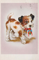 DOG Animals Vintage Postcard CPA #PKE777.GB - Chiens