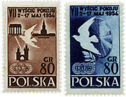 61552 MNH POLONIA 1954 VUELTA CICLISTA POR LA PAZ - Neufs