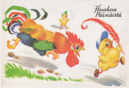 EASTER CHICKEN Vintage Postcard CPSM #PBO892.GB - Pasen