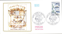 FDC 1982 SAINT PIERRE ET MIQUELON - 1980-1989