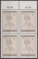 1969 , Mi 1314 ** (2) -  4er Block Postfrisch - 200 Jahre Albertina - Unused Stamps