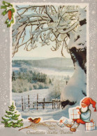 Feliz Año Navidad Vintage Tarjeta Postal CPSM #PAV667.ES - Nieuwjaar