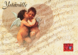 ÁNGEL NAVIDAD Vintage Tarjeta Postal CPSM #PAJ047.ES - Angels