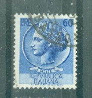 ITALIE - N°654 Oblitéré - Série Courante. Monnaie Syracusaine. - 1946-60: Used