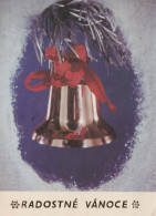 Neujahr Weihnachten BELL Vintage Ansichtskarte Postkarte CPSM #PBA893.DE - New Year