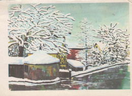 Neujahr Weihnachten Vintage Ansichtskarte Postkarte CPSM #PAV792.DE - Nouvel An