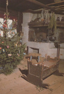 Neujahr Weihnachten KERZE Vintage Ansichtskarte Postkarte CPSM #PAV180.DE - Nouvel An