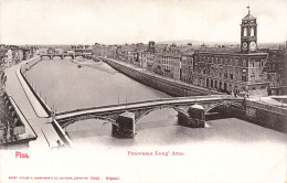 ITALIE - Pisa - Panorama Lung' Arno - Vue Sur Le Pont - Vue D'ensemble - Carte Postale Ancienne - Pisa