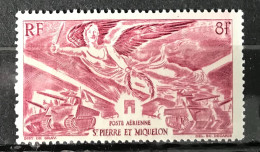 Timbre Neuf** Poste Aérienne Saint Pierre Et Miquelon 1946 Yt N° 11 - Ongebruikt