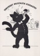 KATZE MIEZEKATZE Tier Vintage Ansichtskarte Postkarte CPSM Unposted #PAM274.DE - Cats
