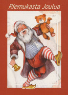 WEIHNACHTSMANN SANTA CLAUS WEIHNACHTSFERIEN Vintage Postkarte CPSM #PAJ569.DE - Santa Claus