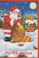 WEIHNACHTSMANN SANTA CLAUS WEIHNACHTSFERIEN Vintage Postkarte CPSMPF #PAJ434.DE - Santa Claus