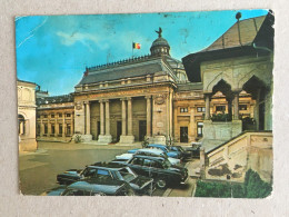 Romania Used Postal Stationery 11/73 Bucuresti Sediul Marii Adunari National Parking Auto Cars Voitures Oldtimer - Postal Stationery