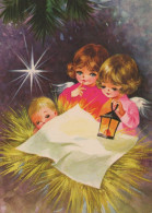 ENGEL WEIHNACHTSFERIEN Feiern & Feste Vintage Ansichtskarte Postkarte CPSM #PAH732.DE - Angels