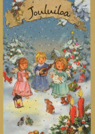 ENGEL WEIHNACHTSFERIEN Feiern & Feste Vintage Ansichtskarte Postkarte CPSM #PAG918.DE - Angels