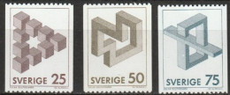 Schweden 1982 Mi-Nr.1793 - 1795 ** Postfrisch Unmögliche Figuren ( B2917 ) - Ungebraucht