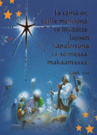 JESUCRISTO Niño JESÚS Navidad Religión Vintage Tarjeta Postal CPSM #PBP712.ES - Gesù