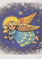 ÁNGEL Navidad Vintage Tarjeta Postal CPSM #PBP266.ES - Anges