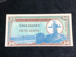 South Viet Nam MILITARY ,Banknotes Of Vietnam-P-M78 Schwan-914 50 Cents, Series 681(1969-1970)XF AU-1pcs Good Quality-ra - Vietnam