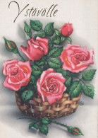 FLOWERS Vintage Ansichtskarte Postkarte CPSM #PBZ539.DE - Fleurs