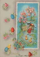 OSTERN KINDER Vintage Ansichtskarte Postkarte CPSM #PBO262.DE - Easter